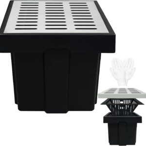 18x18x15in Stainless Steel Drainage Catch Basin - No Holes