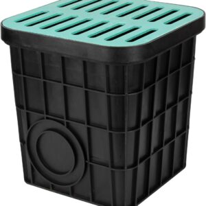 15x15x15 in Catch Basin Drain Box w/ Grate & Basket