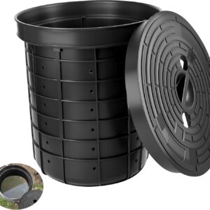 Medium Sump Pump Basin & Lid Combo 13x10.2x15in