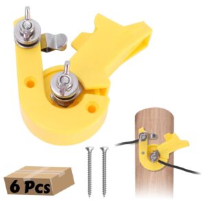 6-Pack Electric Fence Cut-Off Switches - Heavy-Duty Disconnect Knife