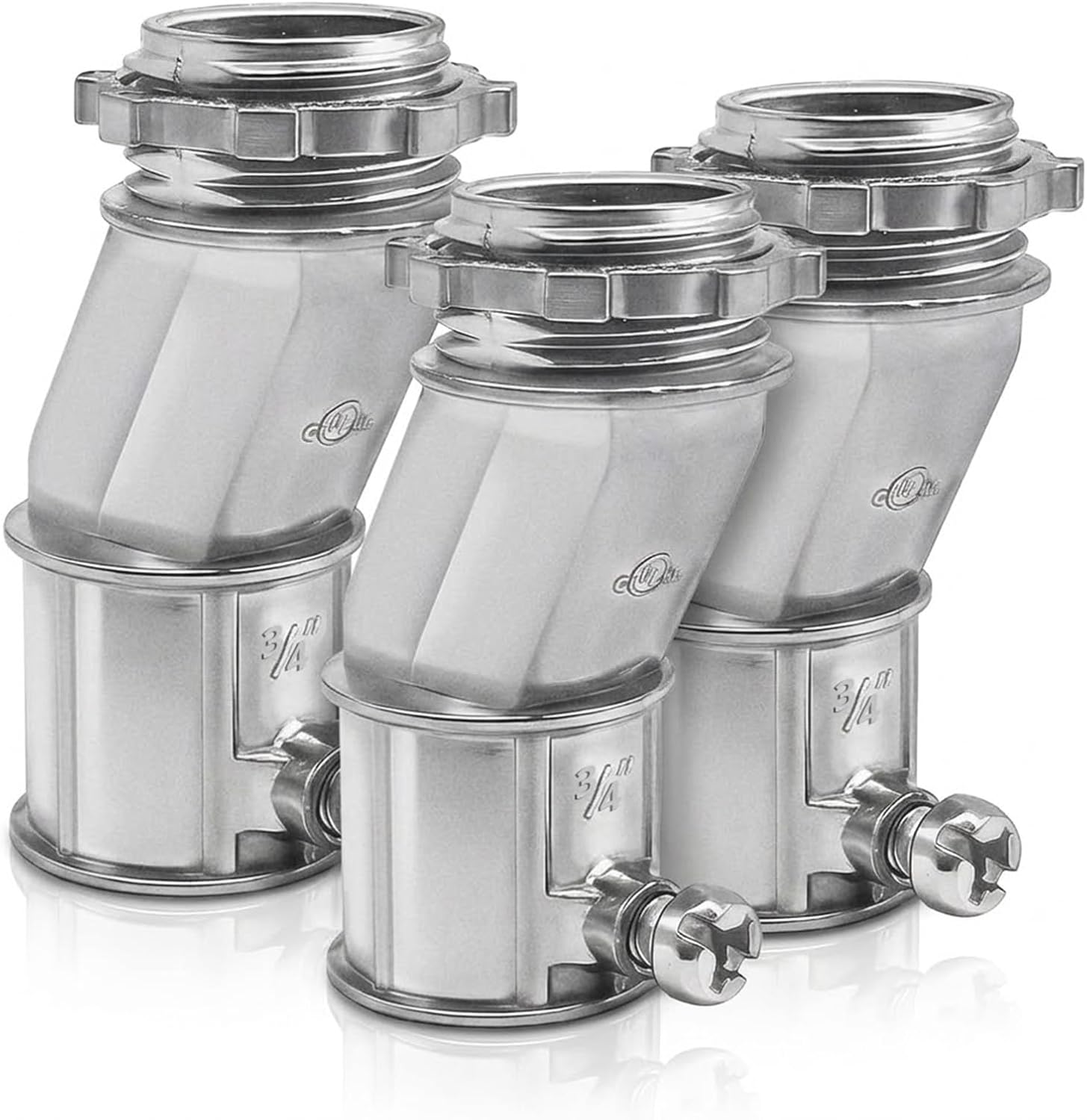 3/4 EMT Offset Connectors, UL Listed 3-Pack