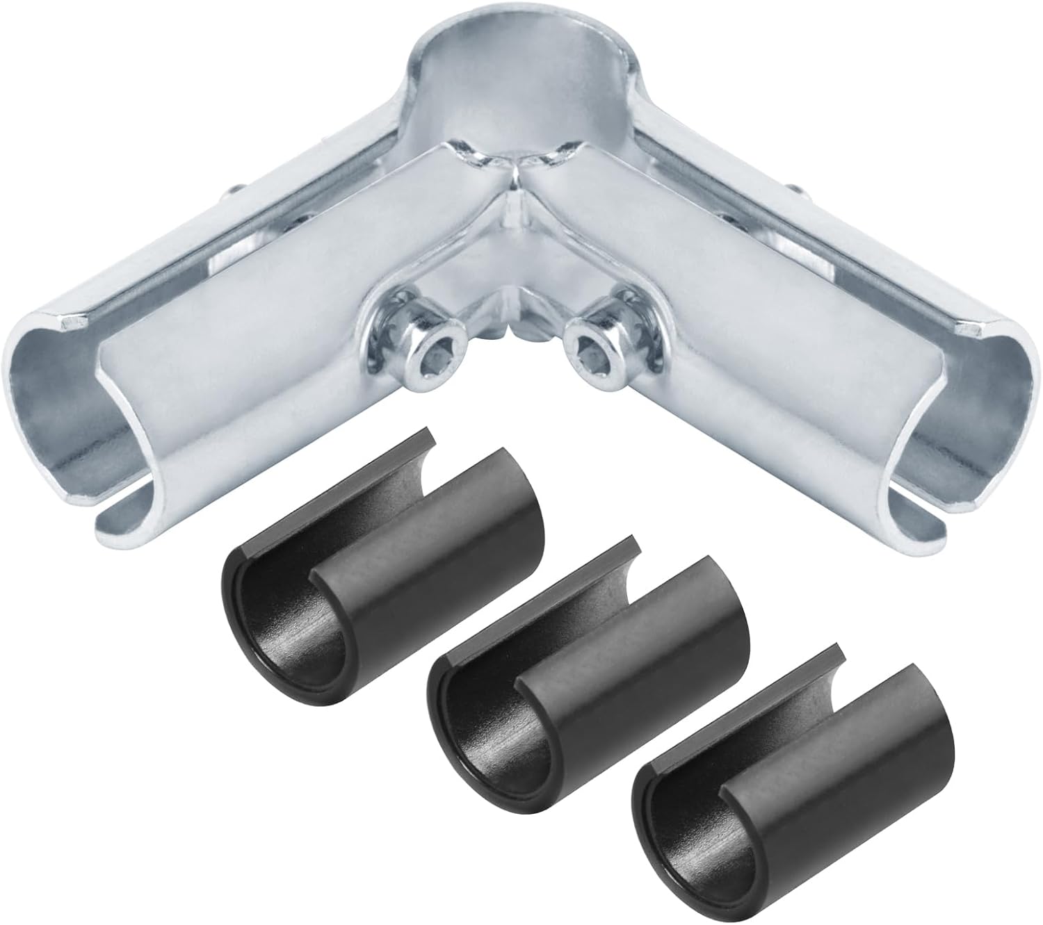 10-Pack 90° EMT Pipe Clamp Connectors, 3/4" EMT Compatible