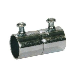 Morris 14901 EMT Set Screw Coupling, 3/4", Steel (25-Pack)