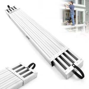 Garvee 9-15FT Aluminum Telescoping Work Plank, 440Lb Load