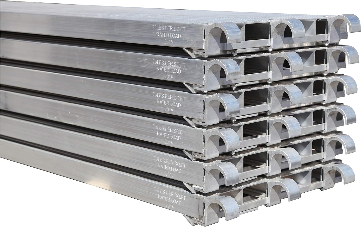CBM Aluminum Scaffold Deck 7' L x 19.25" W - 75 PSF