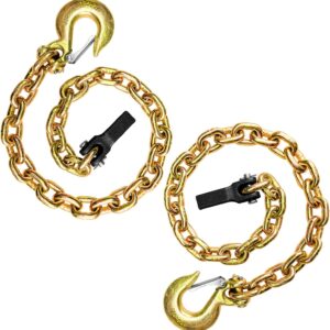 G80 Trailer Safety Chains 2-Pack, 35 Inch, 29k lbs