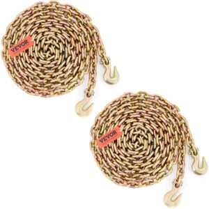 VEVOR 7,100 LBS Transport Binder Chain, 3/8"x20', G80, 2-Pack