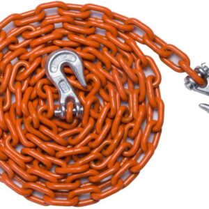 5/16in x 12ft Tow Chain, 3,900lb Capacity, Grab Hooks