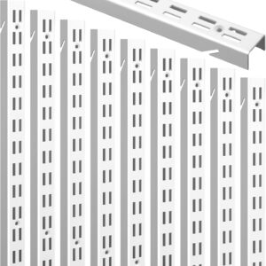 Tandefio 47.5in Shelf Rails Set - 12 Pieces White