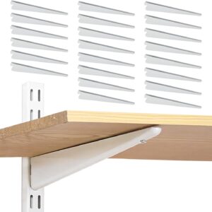 Hardow Heavy-Duty Adjustable Shelf Brackets 24-Pack