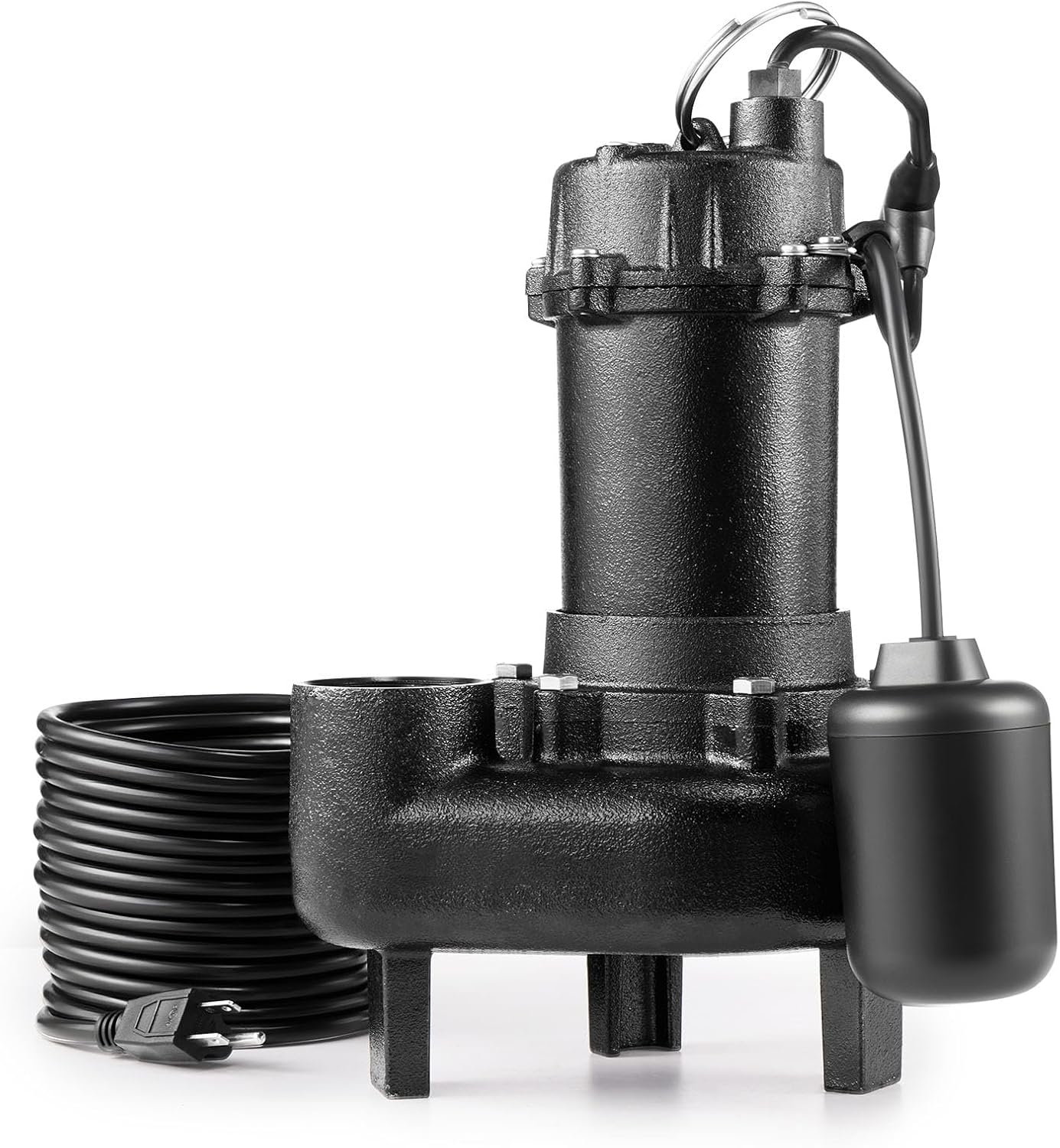 VEVOR 1/2 HP Submersible Sewage Pump 4,800 GPH