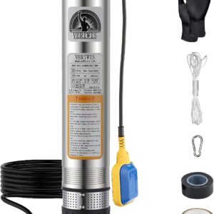 VERIWIS 3/4HP Stainless Septic Pump 32GPM