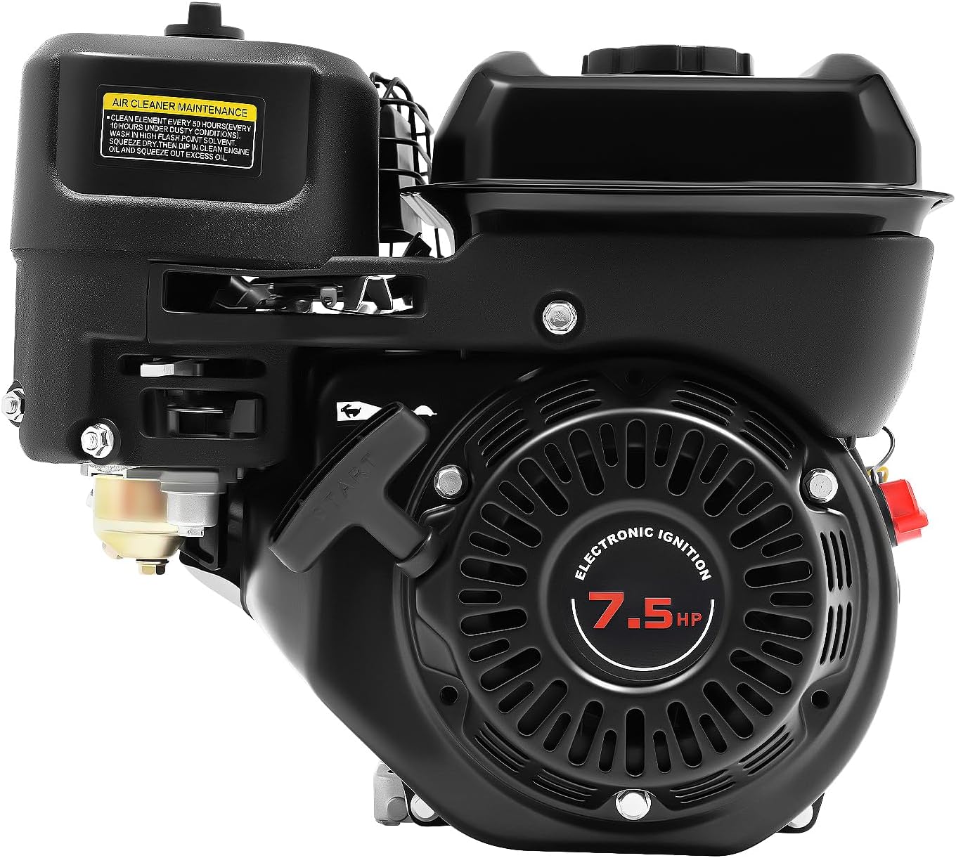 YUASDUU 7.5 HP 212cc Go-Kart Engine, 4-Stroke, Pull Start, Gas Powered