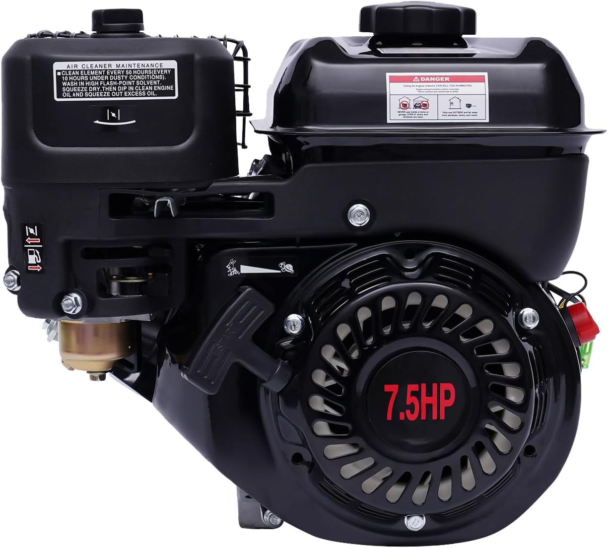 7.5HP 212CC 4-Stroke Gas Engine - Go-Kart & Mini Bike