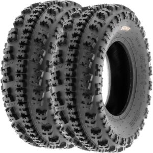 SUNF A027 19x7-8 ATV Knobby Tires, 2-Pack