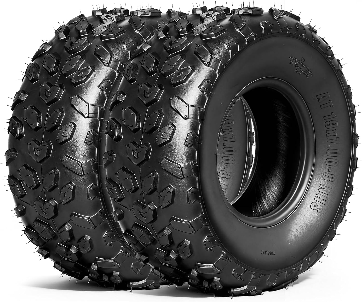 MOTOOS 19x7x8 ATV/UTV Tires - Set of 2