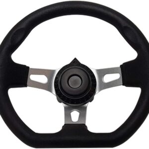 NINEFOX Off-Road Kart Steering Wheel 270mm - 3 Spoke PU Foam Grip