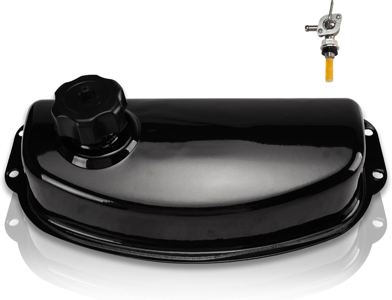 3L Metal Gas Tank with Cap for 125cc-150cc Go-Karts & ATVs
