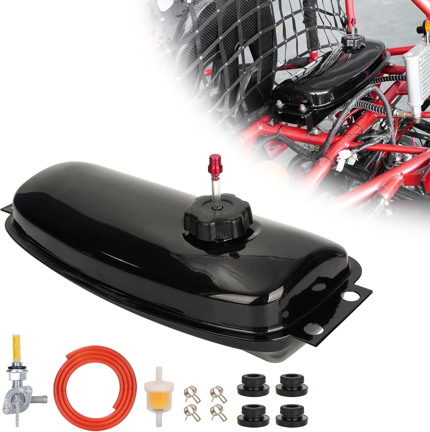 Fuel Tank Kit for 150cc-250cc Mini Bikes & Go Karts