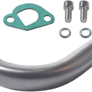 Silver Exhaust Pipe for Predator 212cc & Honda GX Engines