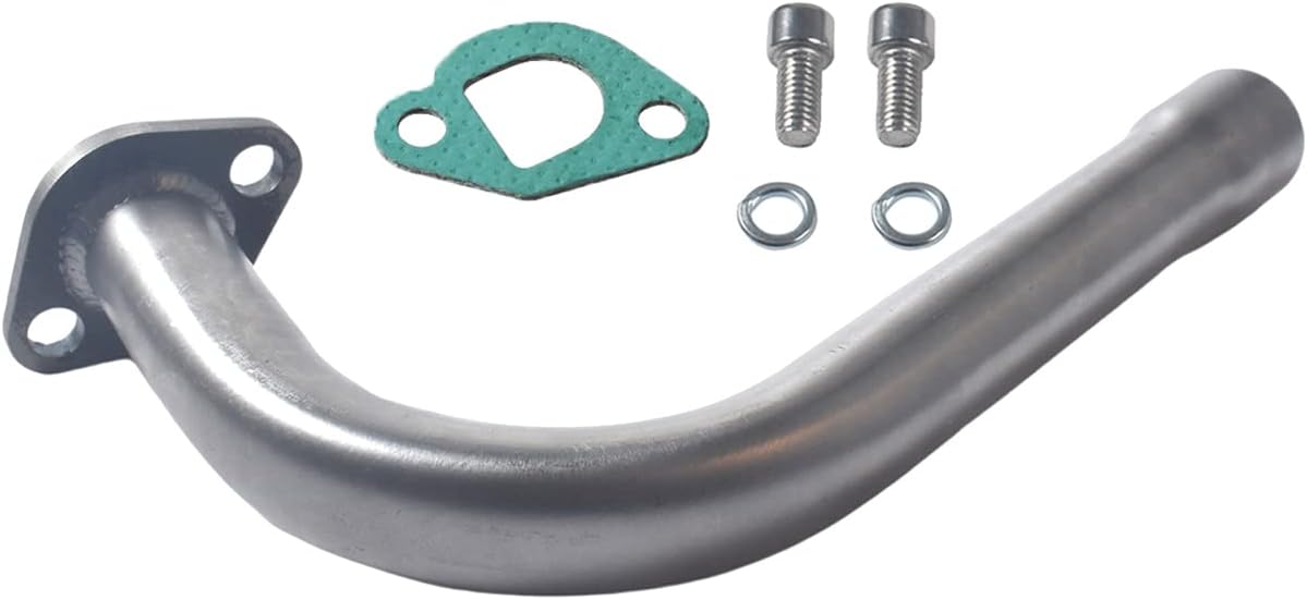Silver Exhaust Pipe for Predator 212cc & Honda GX Engines