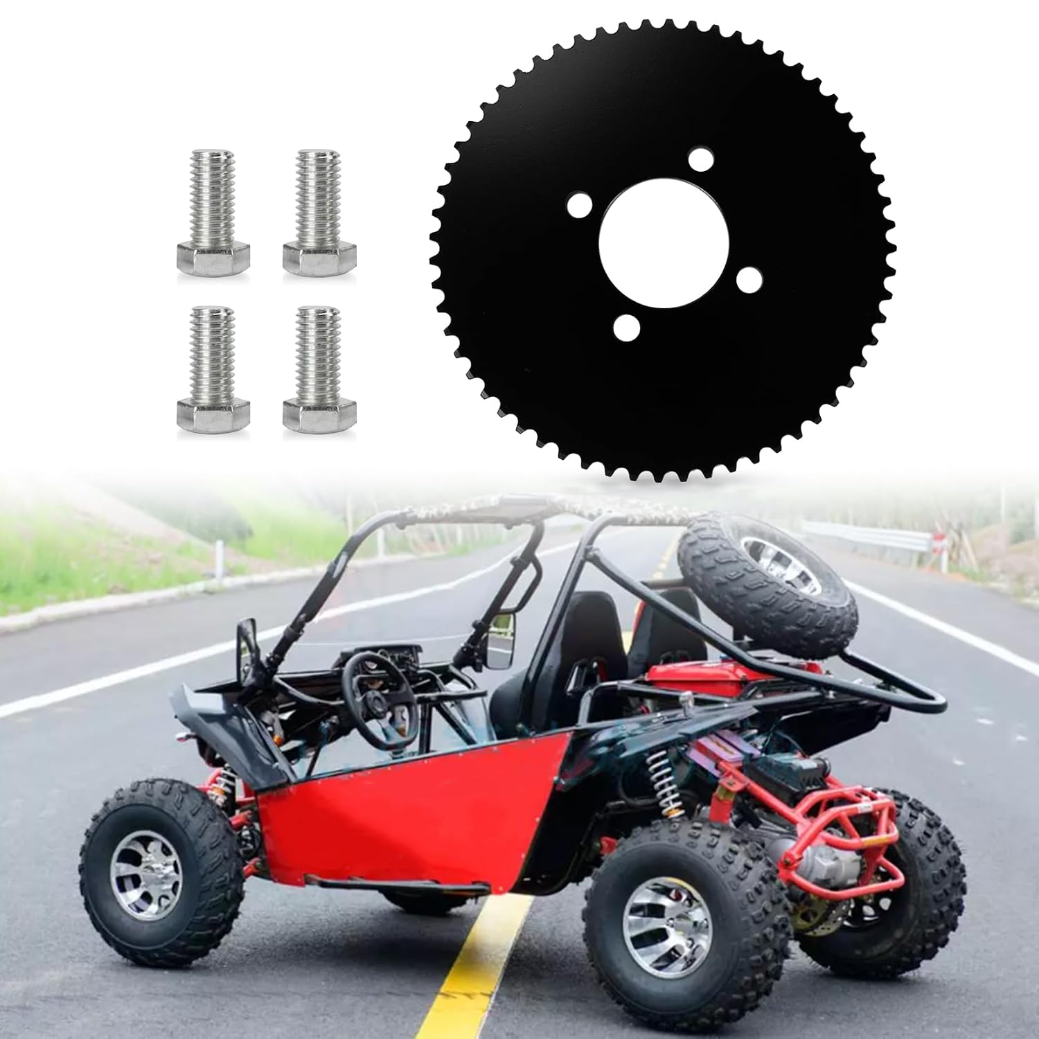 PSLER 60T #35 Go Kart Sprocket Replacement