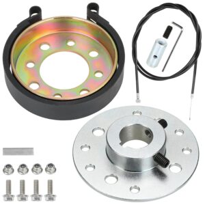 GREHUA 4" Go Kart Rear Brake Drum & Sprocket Hub Kit
