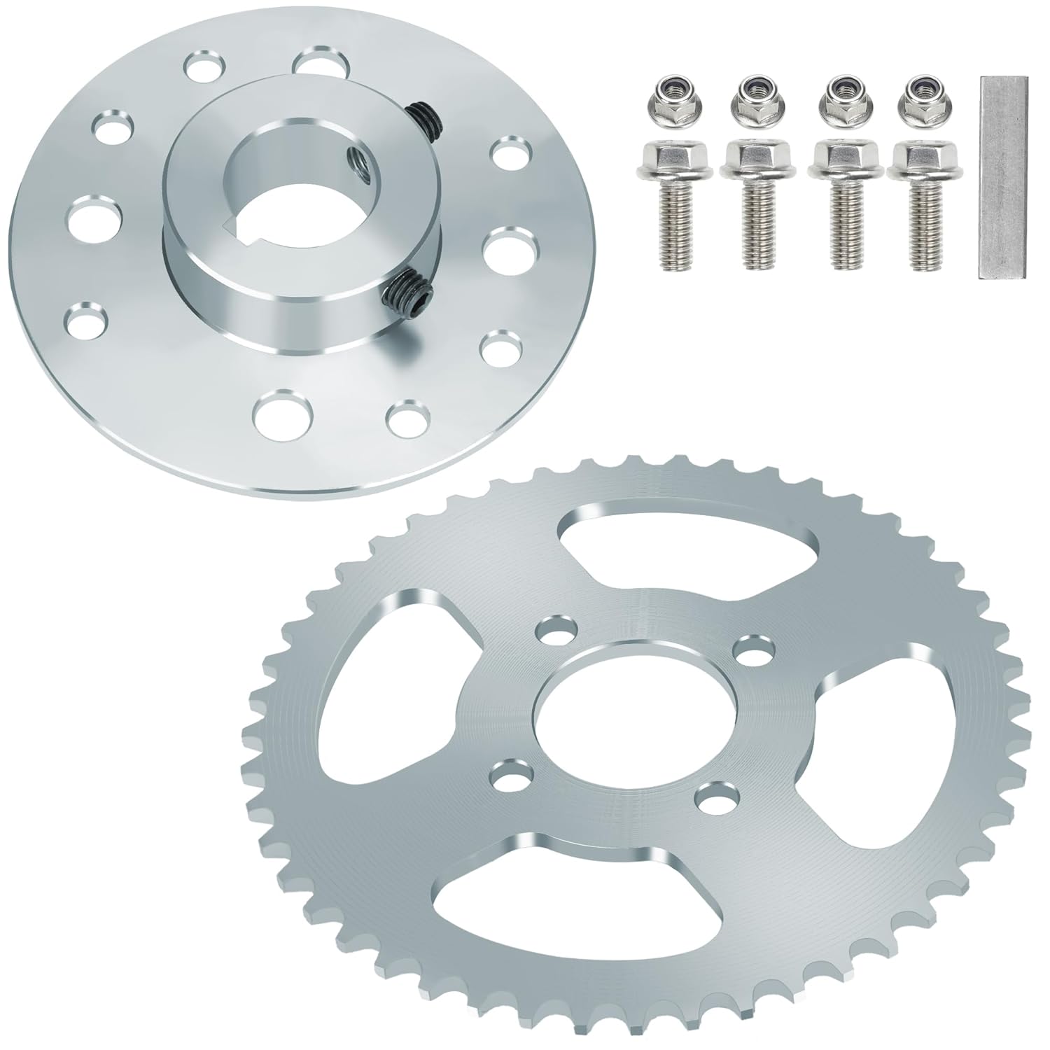 YOXUFA 48T Sprocket & Hub Kit for 212cc Go-Karts