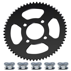 YOXUFA 35 Chain 60T Sprocket for Predator 79cc/212cc/420cc Mini Bike