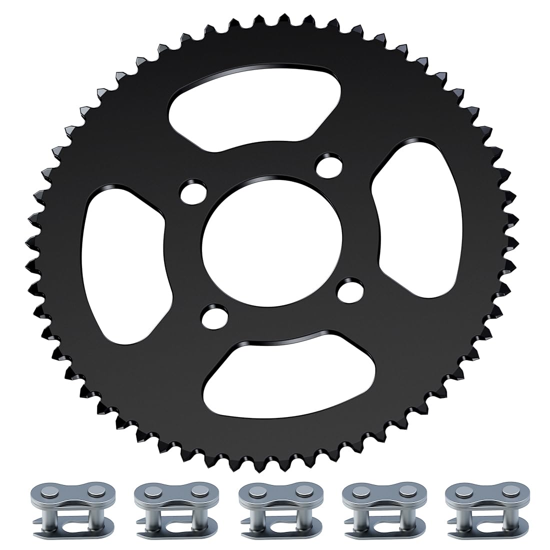 YOXUFA 35 Chain 60T Sprocket for Predator 79cc/212cc/420cc Mini Bike