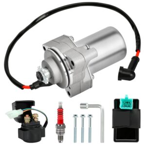 EOPOAYI 3-Bolt Starter Motor Kit for 50-125cc ATVs