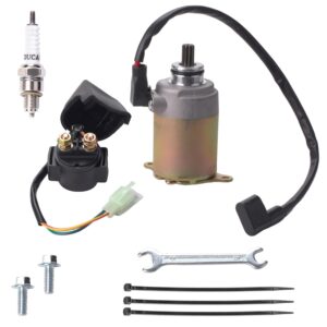 GY6 Starter Motor & Relay Set (9T) for 50-250cc ATVs & Scooters