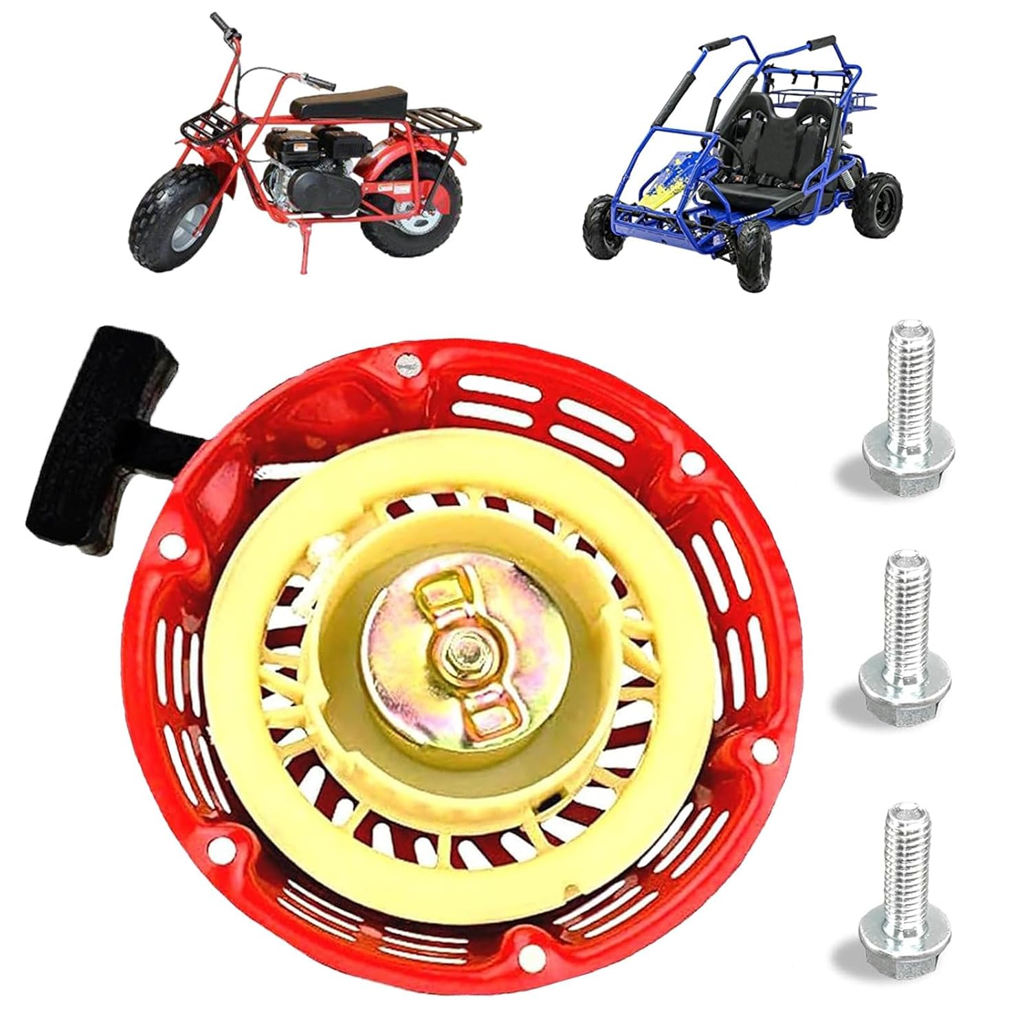 Chikia Go Kart Starter for Coleman Mini Bike 196cc/200cc