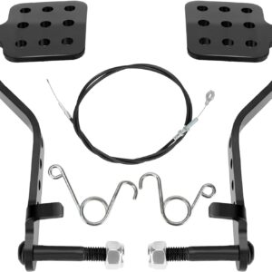 GREHUA Go Kart Pedal & Throttle Cable Kit - Black