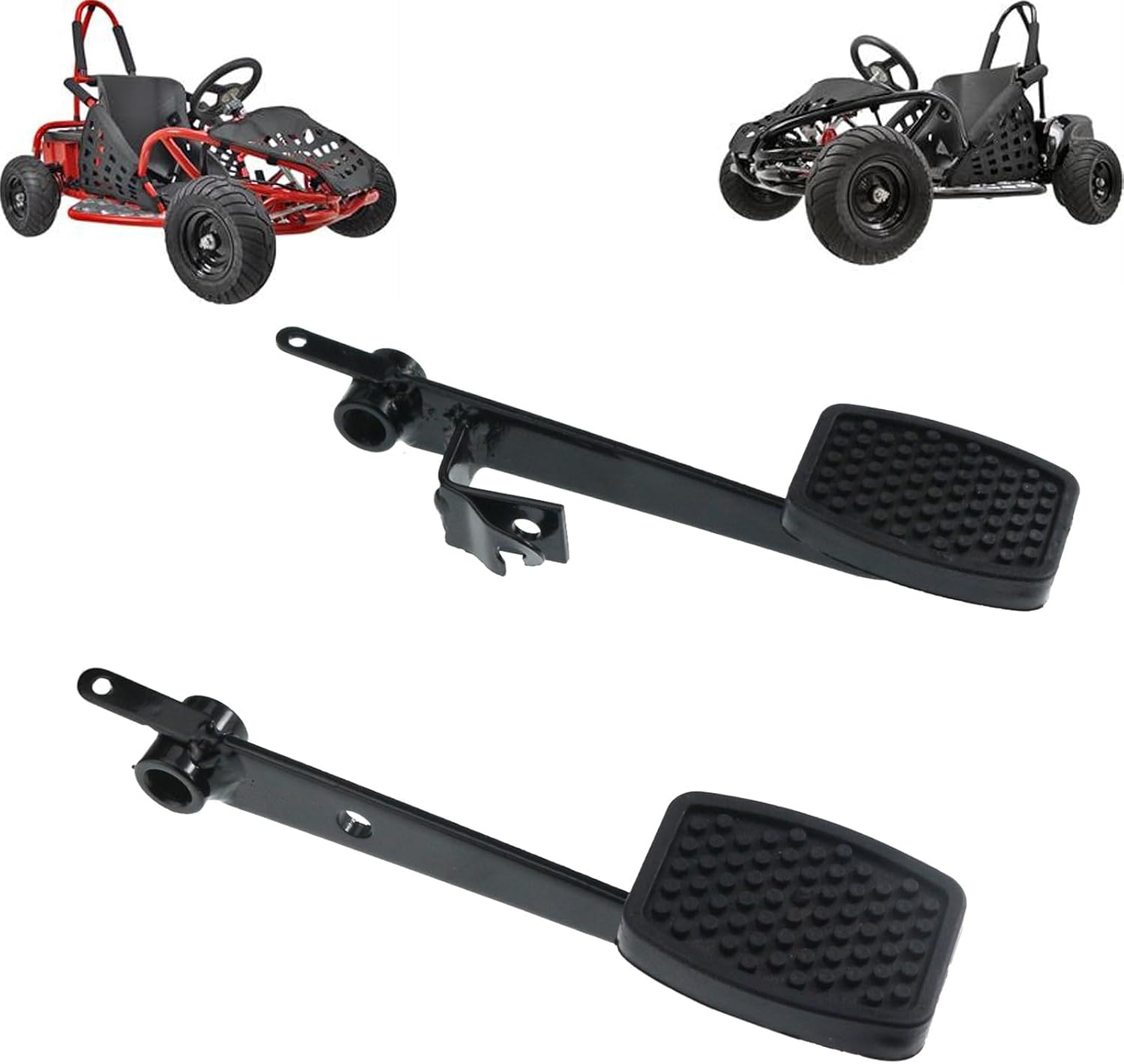 PRO BAT Pedal Set for Go-Karts & ATVs