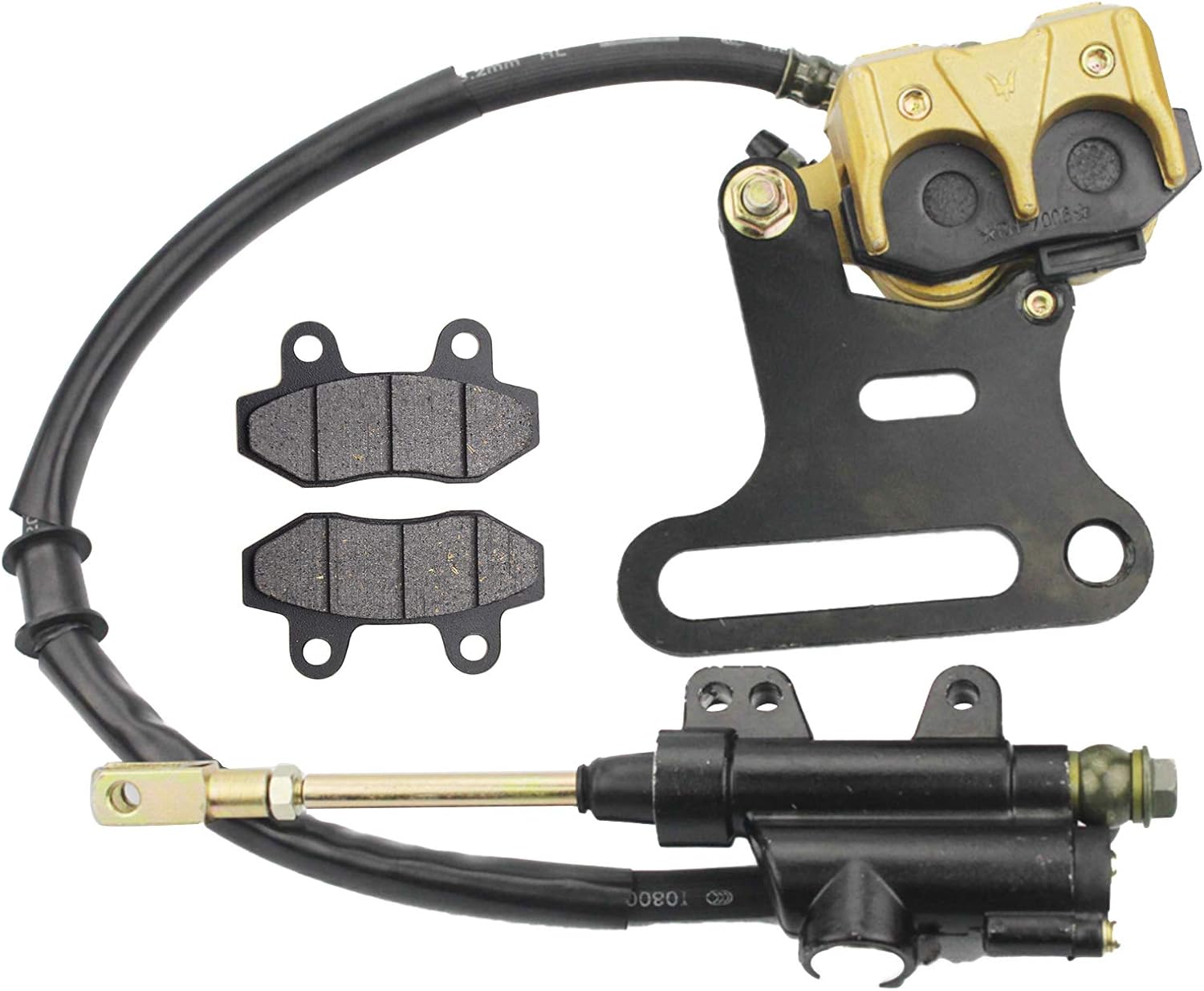 GOOFIT Rear Brake Master Cylinder Assembly Kit for ATVs & Dirt Bikes