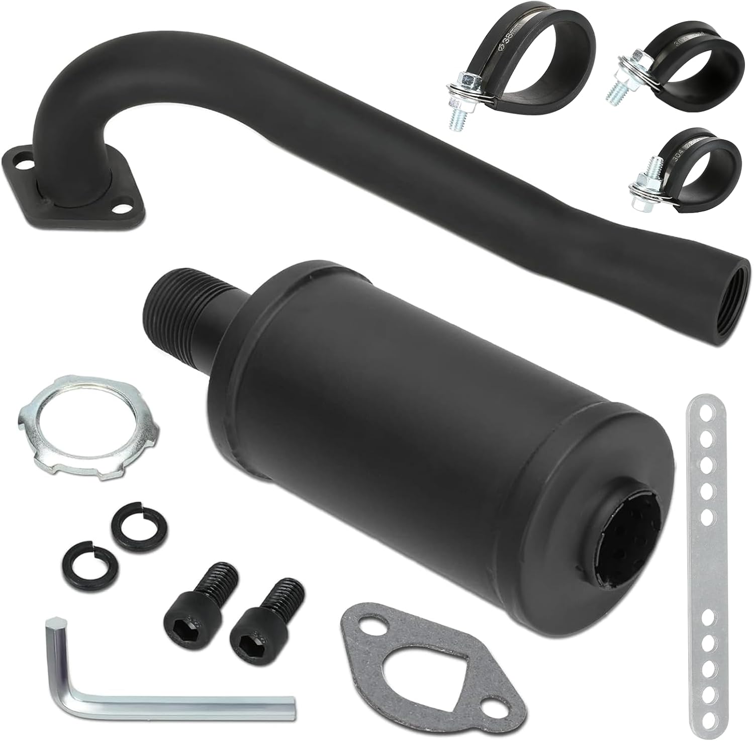 FVRITO Exhaust Pipe & Muffler Kit for Predator 212cc