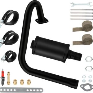 Long Exhaust Pipe & Muffler for Predator 212cc Engines
