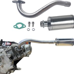 Header Pipe & Muffler for Predator 196cc/212cc Go-Karts