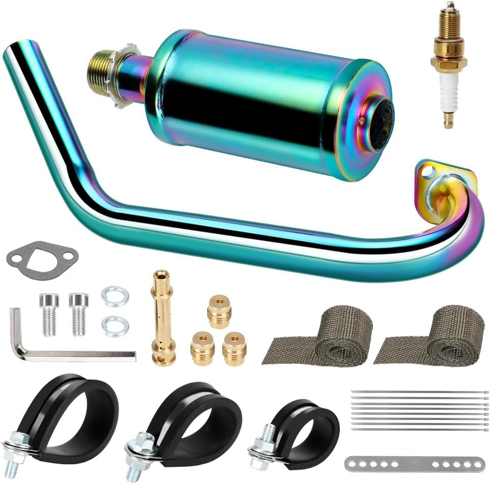 HIAORS Muffler Kit for Predator 212 Mini Bike & Go-Kart