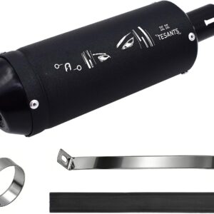28mm Black Exhaust Muffler for 125cc-50cc Dirt Bikes & ATVs