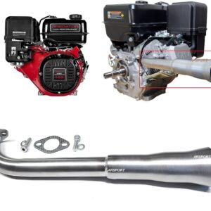 Header Exhaust Pipe for Predator 459cc & DuroMa Go Karts