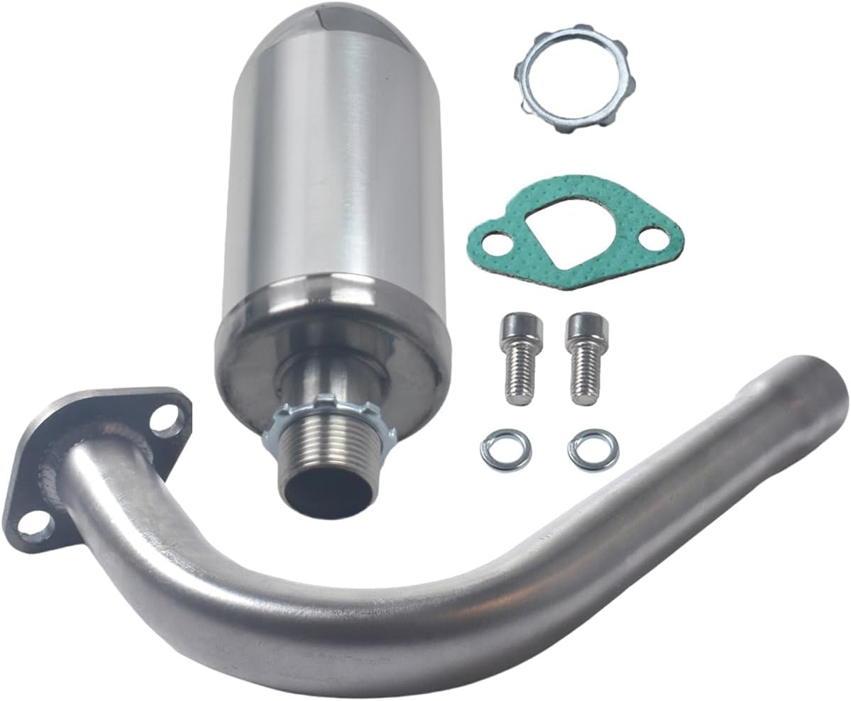 Exhaust Pipe & Muffler for Coleman/Predator Mini Bikes & Go Karts