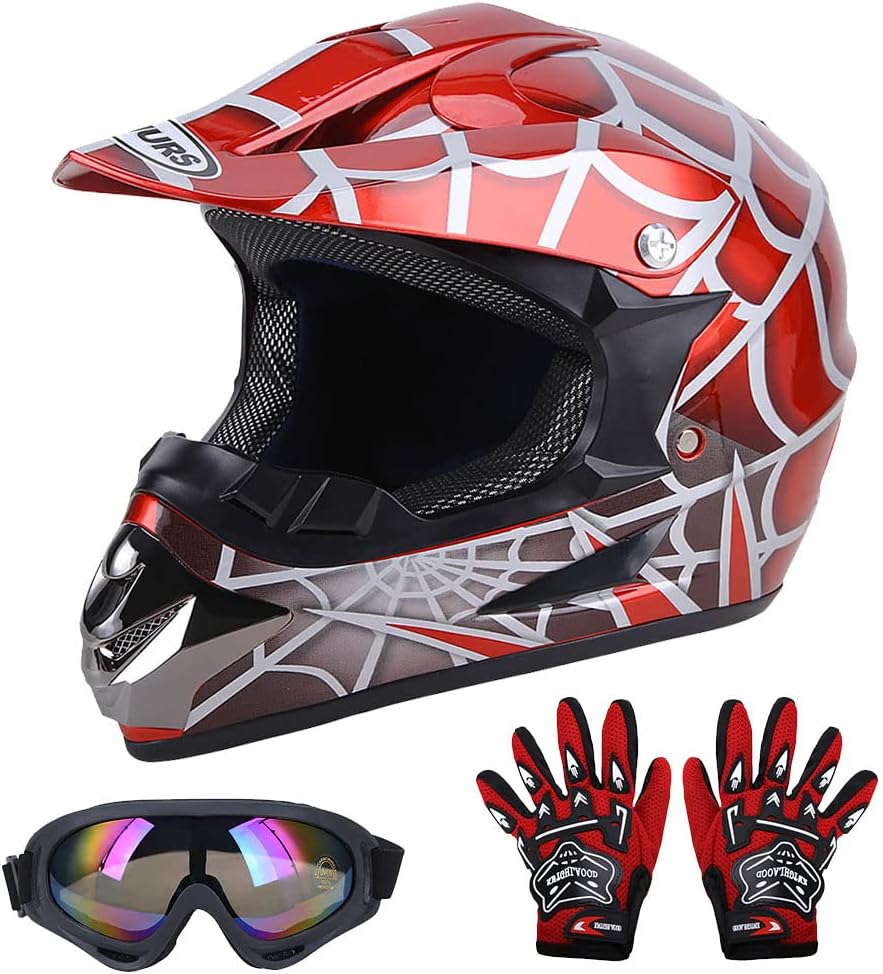 OUMURS Youth Dirt Bike Helmet DOT Certified