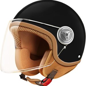 DOT Kids 3/4 Motorcycle Helmet - Retro Design