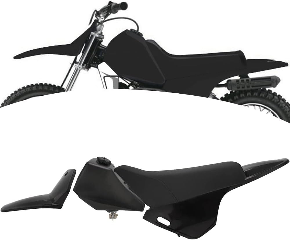 JFG RACING PW80 Plastics Kit - Black (PW80 Mini Dirt Bike)