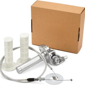 XINGWU Universal Mini Bike Throttle Kit (Silver)