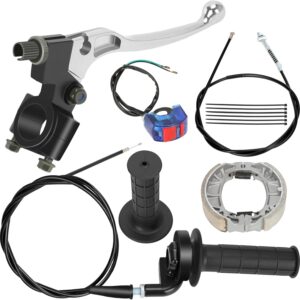 YOXUFA Mini Bike Throttle & Brake Lever Kit