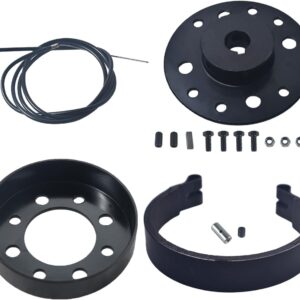 4" Band Brake Kit w/ Sprocket Hub & Cable - Black