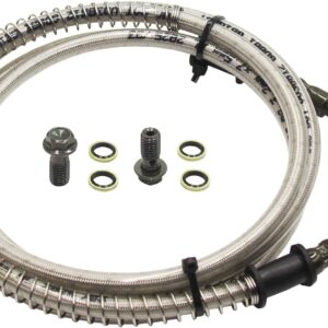 Greesp 67" Hydraulic Brake Line Hose M10 Banjo Bolts